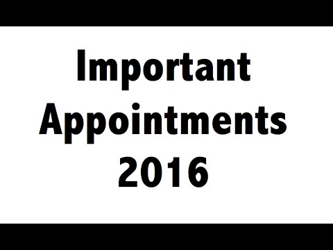 appointments who is who